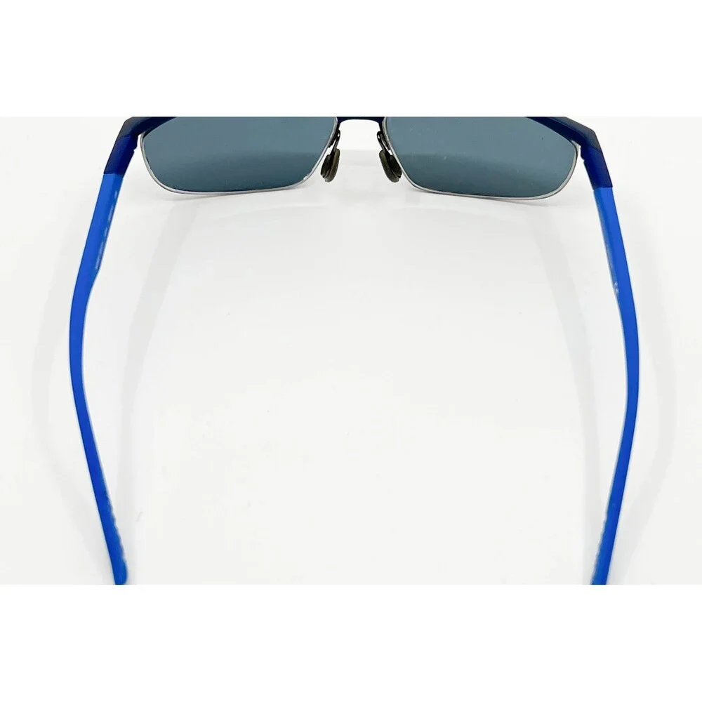 Nike 7077 Sunglasses Frames Mens Blue Semi Rimless Sport 58-13-136